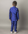 Blue 4 Piece Tuxedo Set