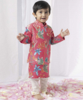 Peacock Kurta Nehru Jacket Set