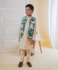 Bold Leaf Neheru With Kurta Churidar Set