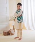 Bold Leaf Neheru With Kurta Churidar Set