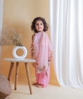Pink Cape Top With Pant