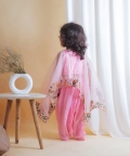 Pink Cape Top With Pant