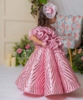 Pink Sequnce CU Gown