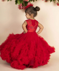 Red 3D Flower 