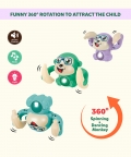 Dancing & Spinning Tumbling Monkey & Light & Music Control