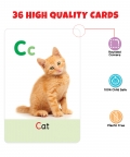 My First Alphabets Flash Cards-36 Cards - Fun Learning Game