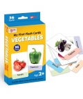 My First Vegetables Flash Cards-36 Cards - Learning Game 

