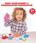 Shapes And Colours Flash Cards-36 Cards -Fun Learning Game 
