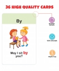 Sight Words & Sentences Flash Cards-36 Cards -Fun Learning 
