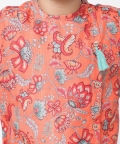 Golden Weaves Boys Orange Kurta With Dhoti Set