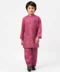 Bollywood Tadka Wine Kurta Pant set for Boys