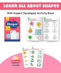 Shapes Play & Learn Puzzle With Activity Book - 40 Pcs