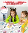 Professions Play & Learn Puzzle With Activity Book - 40 Pcs