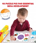 Play & Learn Puzzle With Activity Book - 40 Pcs
