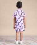 Snakes And Ladders Boys Table Print Shirt And Boxer Set
