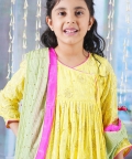 Angrakha Kurta With Sharara, Dupatta And Potli With Ghungroo