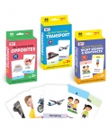 Transport Opposites Sight Words Pack Of 3 - 108 Flash Cards