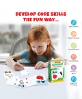 Alphabet & Number Flash Cards Set-2,(64 Cards & Marker Pen)