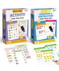 Maths Write & Wipe Flash Cards Set- 2,64 Cards & Marker Pen