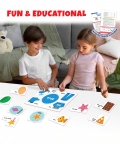 Puzzle Combo With Book And Flash Cards 80 Pcs And 32 Cards