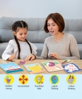 Fruits, Vegetables, Transport - 15 Puzzle Pcs Each, Set Of 4