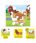 Puzzle Set - 15 Puzzle Pcs Each,Set of 6