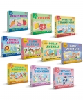 Set of 10 - Fun & Educational Puzzles- 15 Puzzle Pieces Each