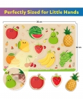 Puzzle Tray (Set Of 2) - Knob And Peg Puzzle- 20 Pegs