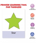 Shapes & Colours Flash Cards-32 Cards | Fun Learning Toy