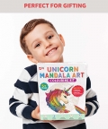 Unicorn Art Colouring Kit With 24 Sheets & 12 Sketch Pens
