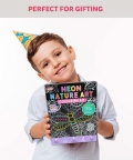 Colouring Kit With 24 Sheets,12 Sketch Pens & Glitter Tubes