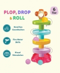5 Layer Ball Drop And Roll Swirling Tower- Educational Toys