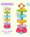 5 Layer Ball Drop And Roll Swirling Tower- Educational Toys