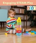 3-In-1 Stacking Cup Set With Shape & Colour Sorter Toy