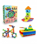3-In-1 Building Blocks Pack 2- Education Blocks-125 Pcs