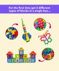 3-In-1 Building Blocks Pack 2- Education Blocks-125 Pcs