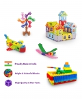 3-In-1 Building Blocks Pack 2- Education Blocks-125 Pcs