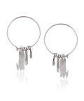 Fish Hoop Earrings