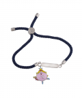Personalised Lil Miss Princess Cord Bracelet