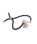 Personalised Lil Miss Princess Cord Bracelet