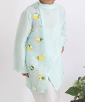 Embroidered Panel Kurta With Pyjama
