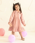 Pink Courdroy Dress