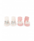 Fluffy Bunny Socks (Pack Of 2)