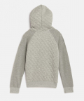 Ladore Kids Grey Animal Bus Quilted Cotton Hooded Jacket