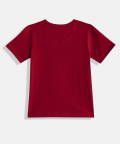 Ladore Red Paint Your Dream Printed Round Neck Cotton T-shirt