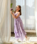 Very Peri Lilac Palazzo Jumpsuit Kids