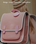 Coral Peach Rectangle Style Backpack For Kids