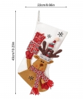 Little Surprise Box White Stocking Reindeer Stockings