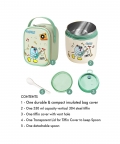 Rockstar Theme, Tiffin Box With Vertical Tiffin Bag & Spoon