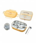 Cute Puppy Big Size Lunch Box, Lunch Bag,Spoon & Chopsticks